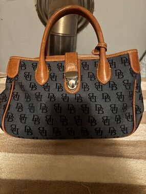 Monogram Satchel Dooney n Burke